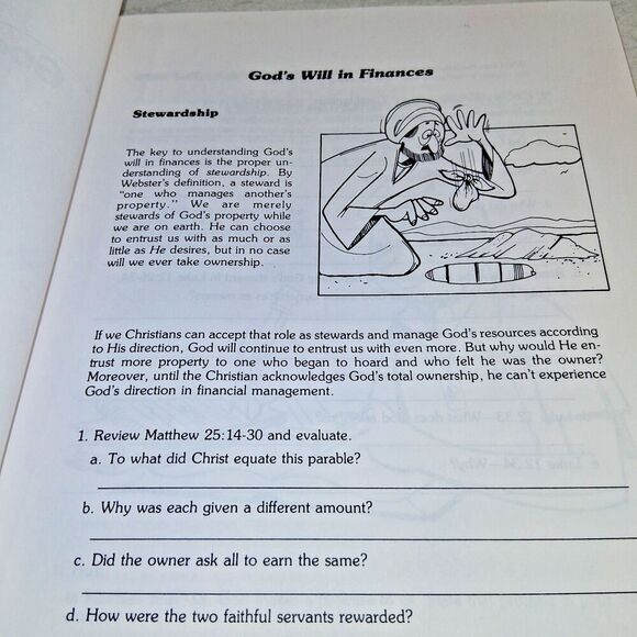 How to Manage Your Money : An In-Depth Bible Study on Personal Finances by Larry - Picture 6 of 10